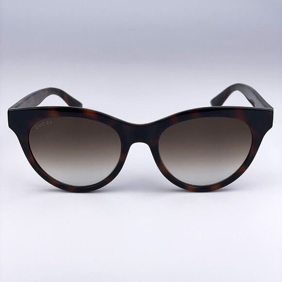 NEW Gucci GG0763S LOGO 002 Cat Eye Havana Brown Gradient Women Sunglasses main image 12
